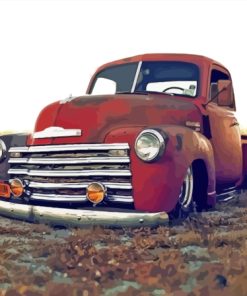 Rusty Low Rider Truck Paint By Numbers