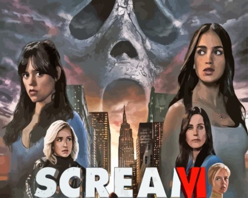 Scream 6 Paint By Numbers