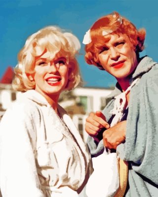 Some Like It Hot Sugar And Jerry Paint By Numbers