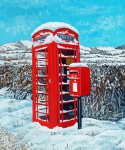 Telephone Booth And Post Box Paint By Numbers