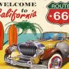 Vintage California Car Route 66 Paint By Numbers