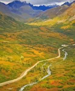 Alaska Hatcher Pass Paint By Numbers