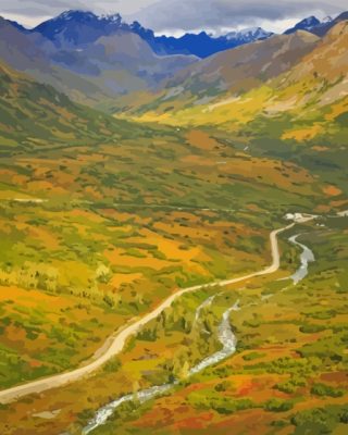 Alaska Hatcher Pass Paint By Numbers