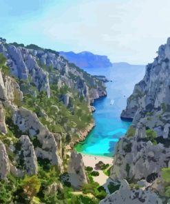 Calanque Den Vau Paint By Numbers