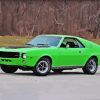 Green 1969 Amc Amx Car Paint By Numbers