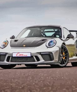 Grey Porsche 911 Gt3 Rs Paint By Numbers