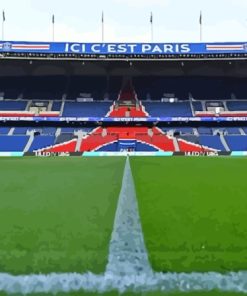 Psg Stadium In Paris France Paint By Numbers