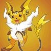 Raichu Pokemon Paint By Numbers