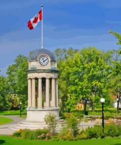 Victoria Park Clock Tower Kitchener Paint By Numbers