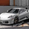 White Ferrari F430 Paint By Numbers