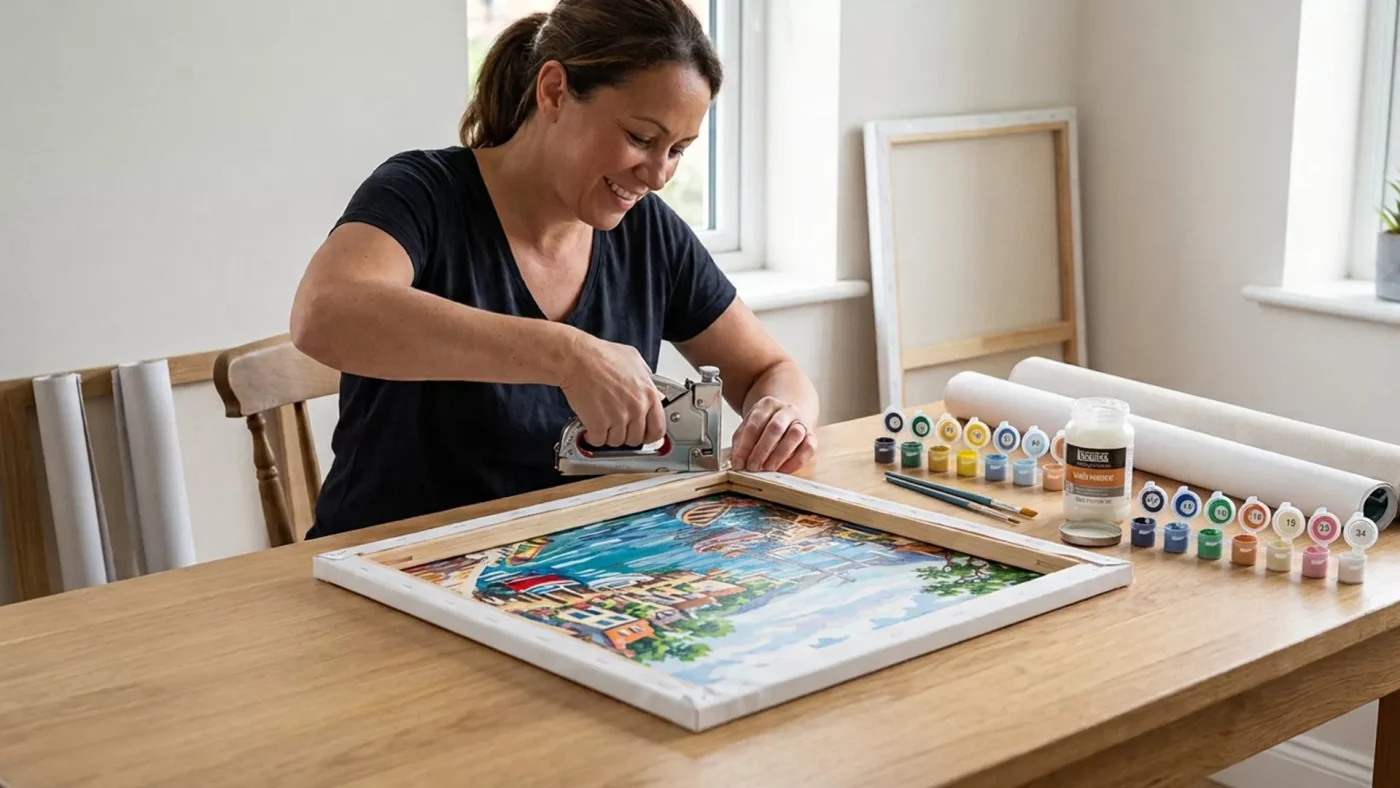How to Frame Paint by Numbers